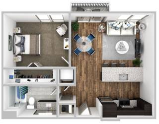Apartment for rent at 4425 Jackson Ave #A4-74, Austin, TX 78731