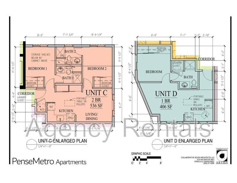 Apartment for rent at 1407 Pensacola St #407, Honolulu, HI 96822