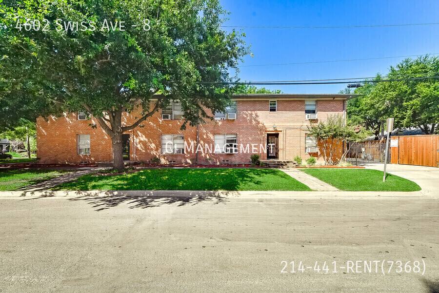 Apartment for rent at 4602 Swiss Ave #8, Dallas, TX 75204