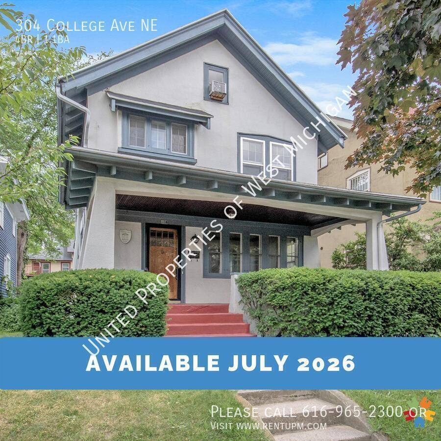 House for rent at 304 College Ave NE, Grand Rapids, MI 49503