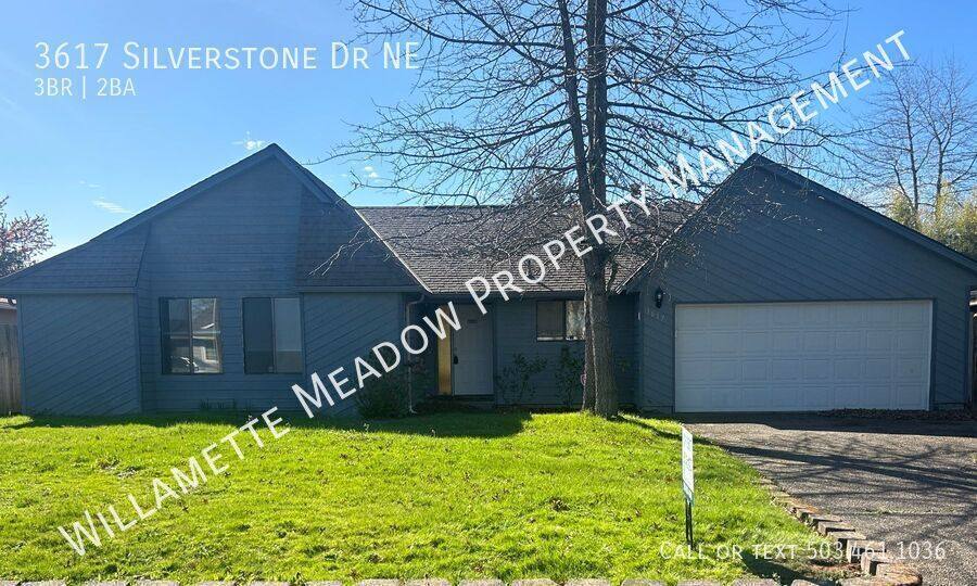 House for rent at 3617 Silverstone Dr NE, Salem, OR 97305