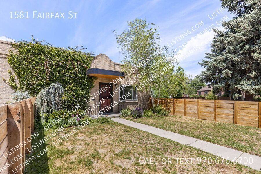 Townhouse for rent at 1581 Fairfax St, Denver, CO 80220
