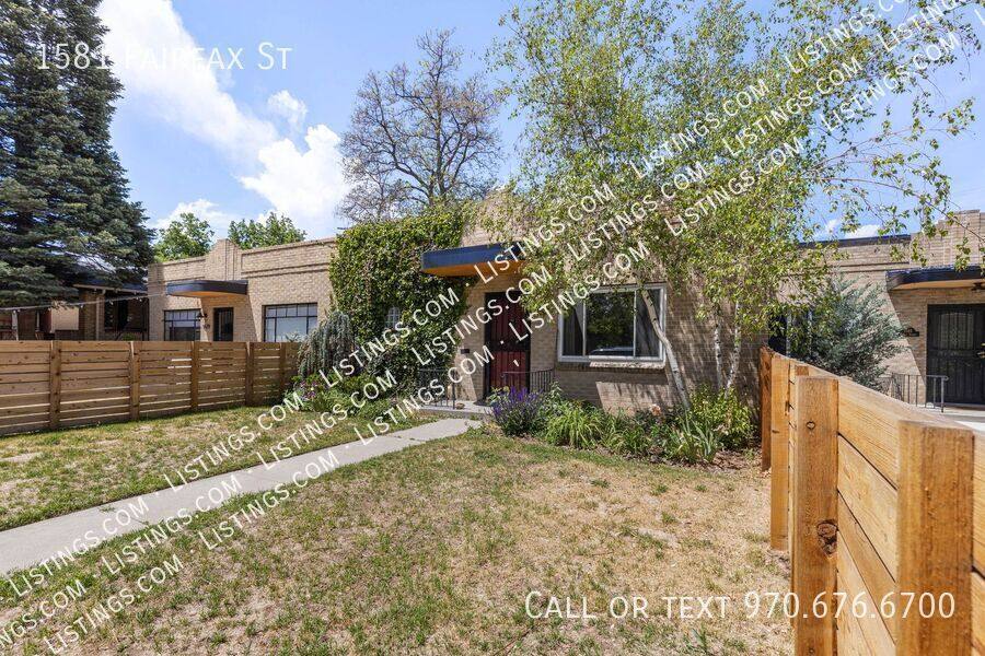 Townhouse for rent at 1581 Fairfax St, Denver, CO 80220