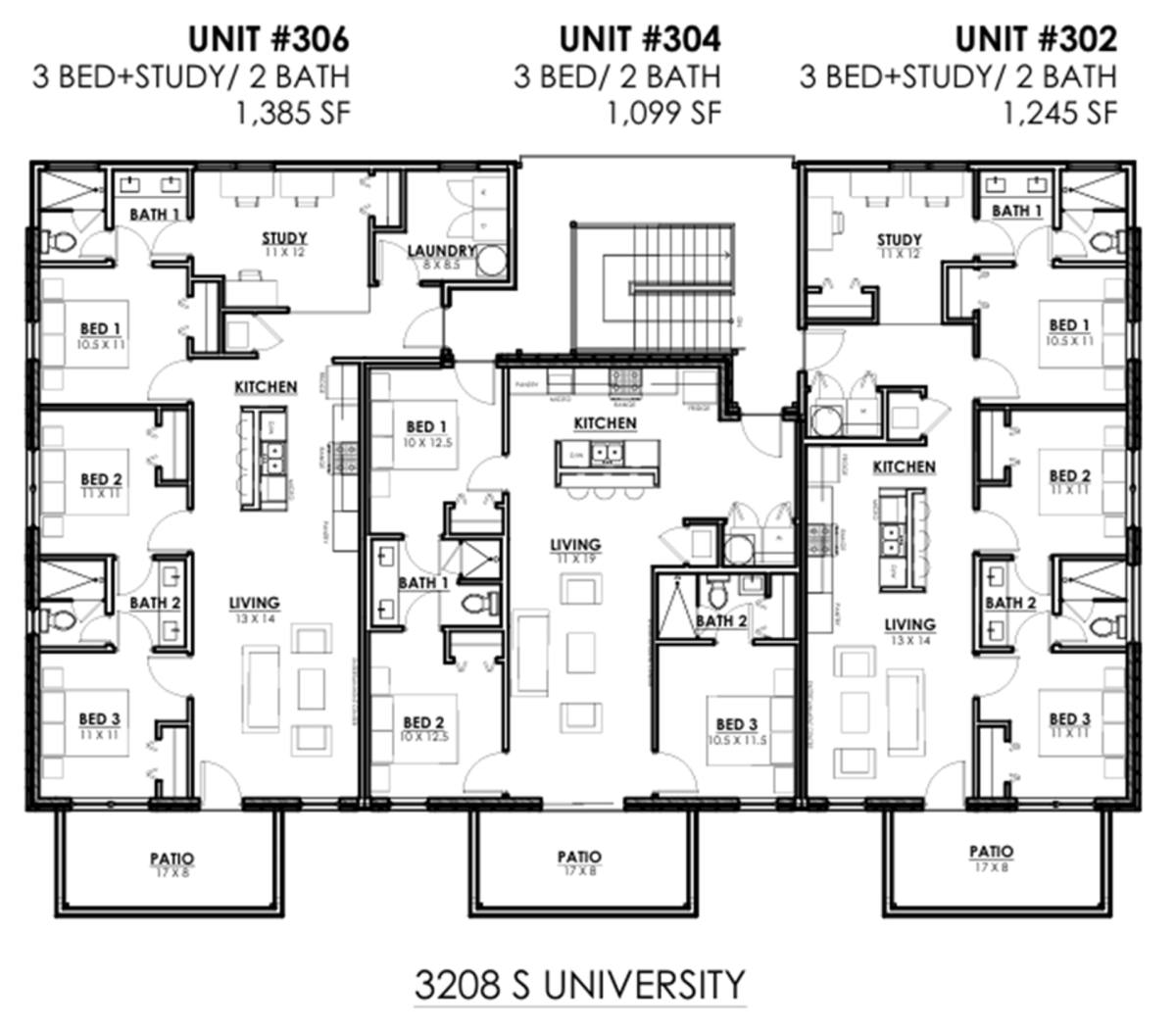Condo for rent at 3208 S University Dr, Fort Worth, TX 76109