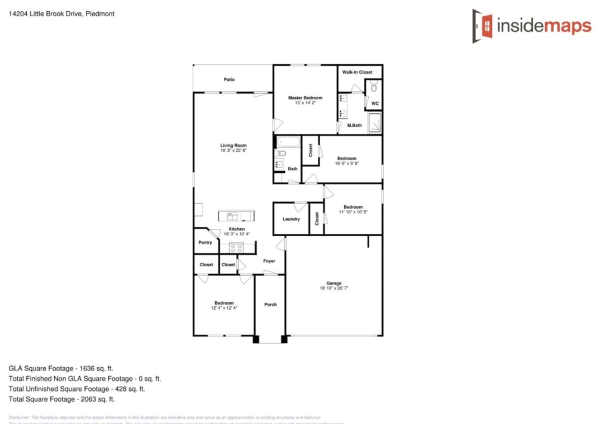 House for rent at 14204 Little Brook Dr, Piedmont, OK 73078