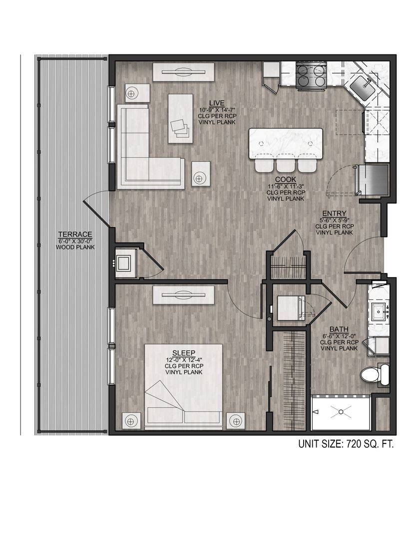 Apartment for rent at 701 E 2nd St N, Wichita, KS 67202