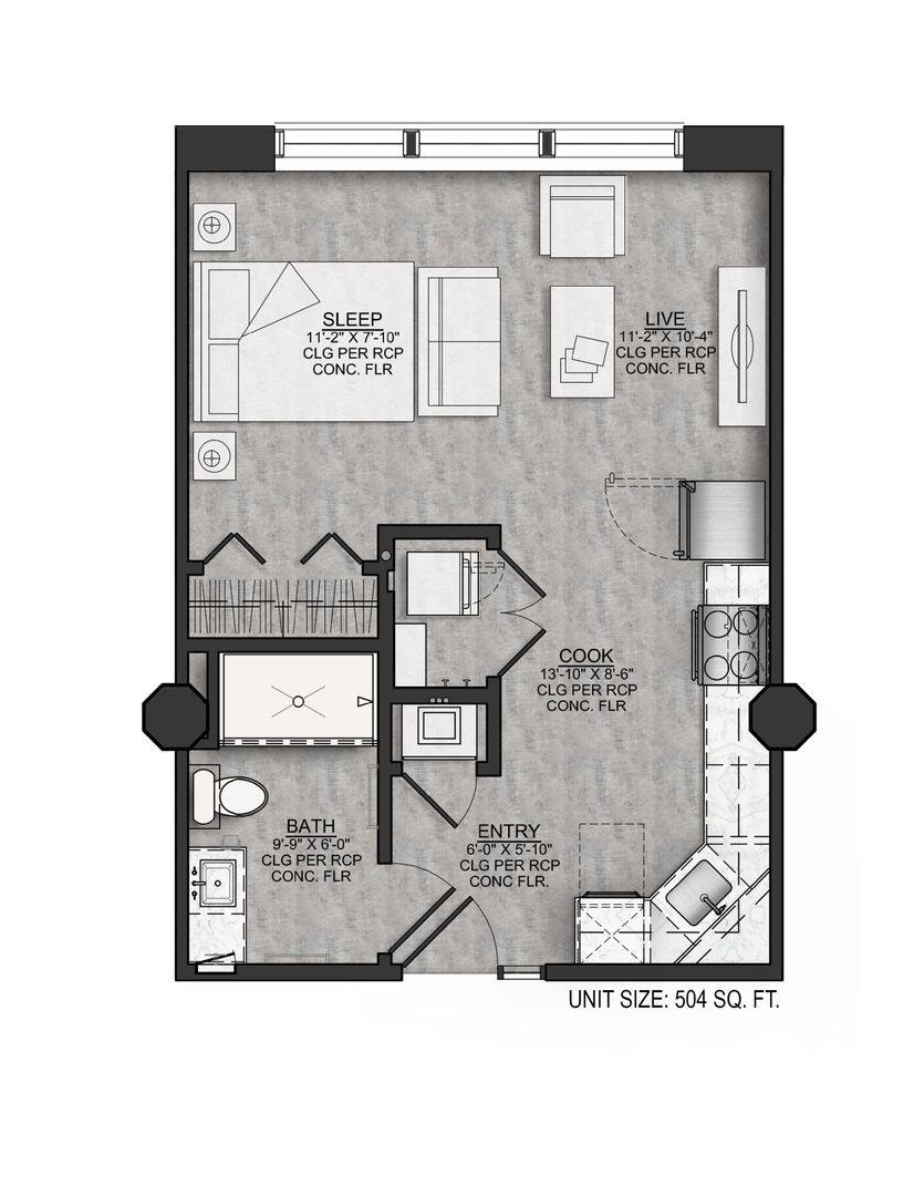 Apartment for rent at 701 E 2nd St N, Wichita, KS 67202