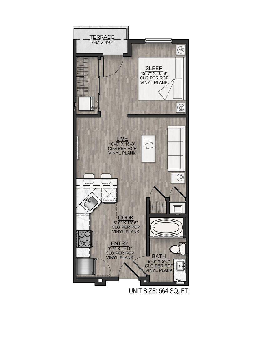 Apartment for rent at 701 E 2nd St N, Wichita, KS 67202