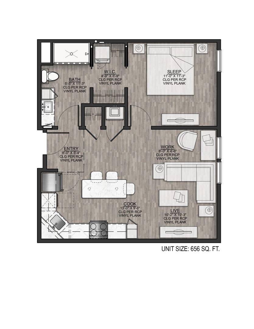 Apartment for rent at 701 E 2nd St N, Wichita, KS 67202