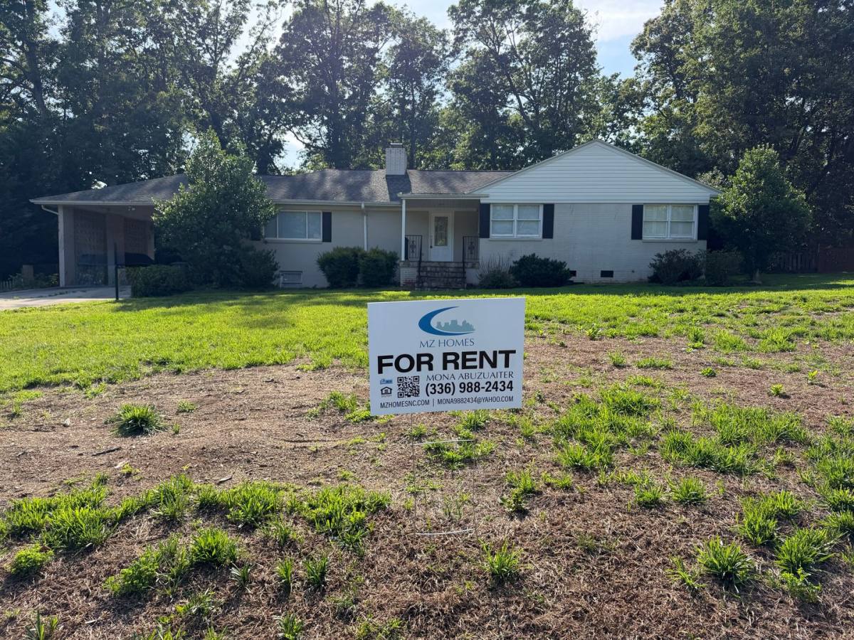 House for rent at 1311 Clover Lane, Greensboro, NC 27410