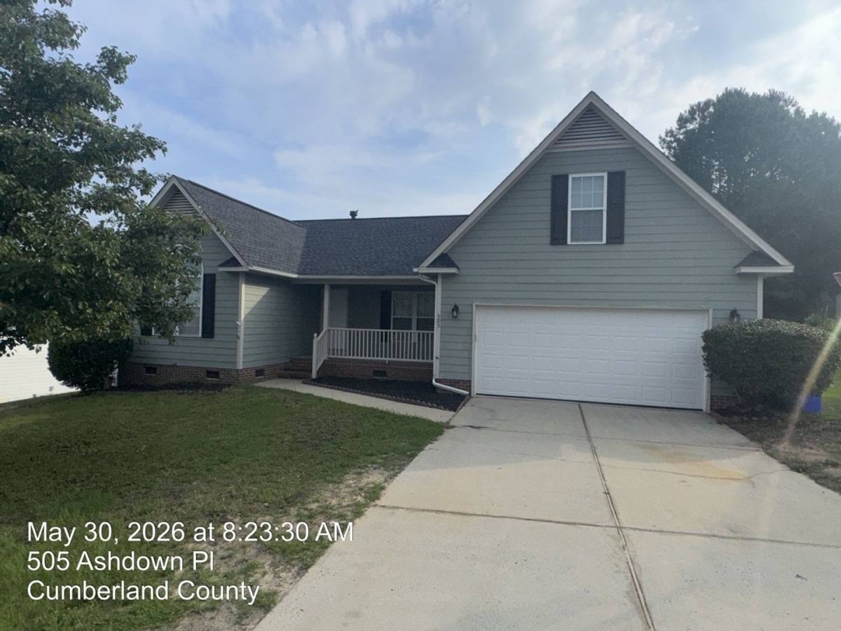 House for rent at 505 Ashdown Place, Fayetteville, NC 28311