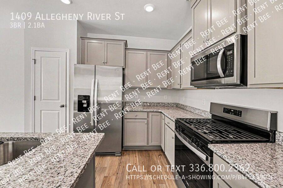 Townhouse for rent at 1409 Allegheny River St, Greensboro, NC 27405