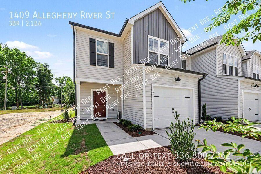 Townhouse for rent at 1409 Allegheny River St, Greensboro, NC 27405