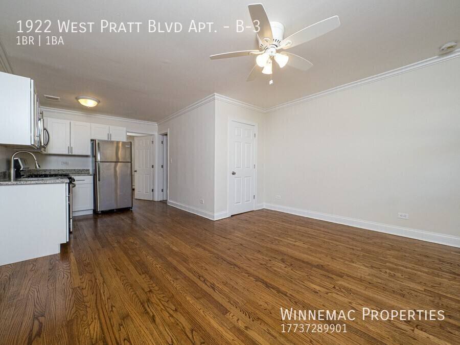 Apartment for rent at 1922 W Pratt Blvd #B-3, Chicago, IL 60626