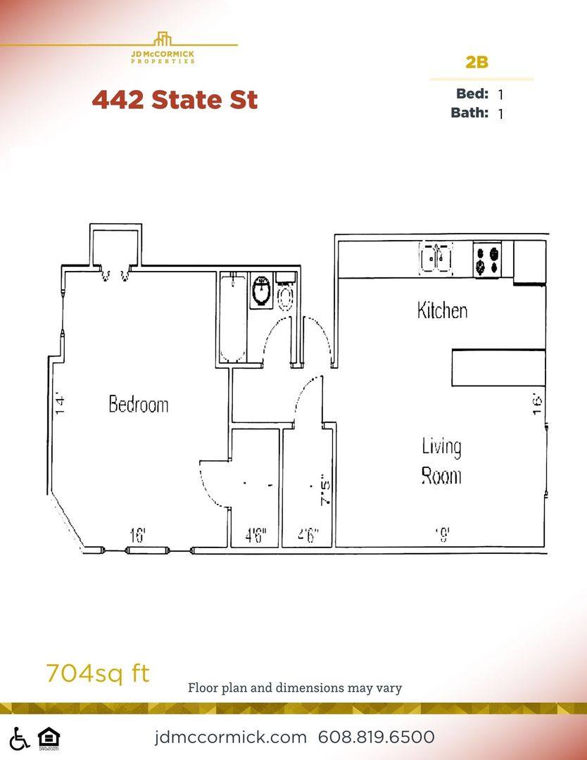 Apartment for rent at 440 442 444 State St, Madison, WI 53703