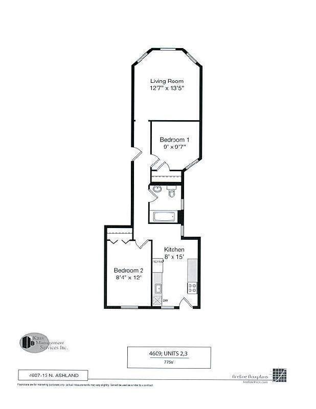 Apartment for rent at 4609 N Ashland Ave #2, Chicago, IL 60640