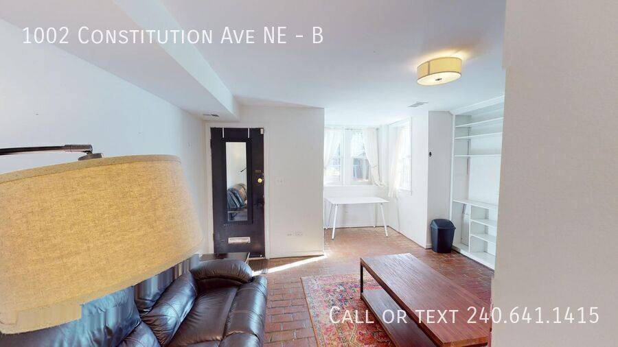 Apartment for rent at 1002 Constitution Ave NE #B, Washington, DC 20002