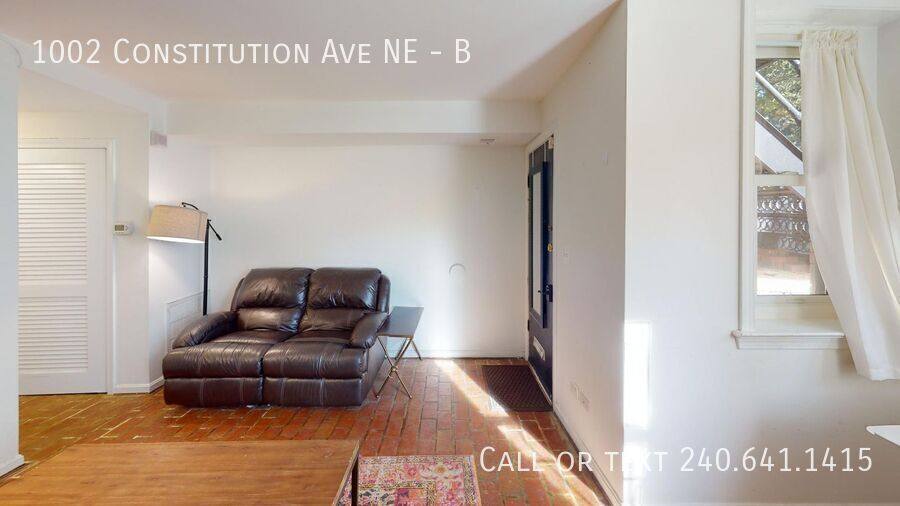 Apartment for rent at 1002 Constitution Ave NE #B, Washington, DC 20002