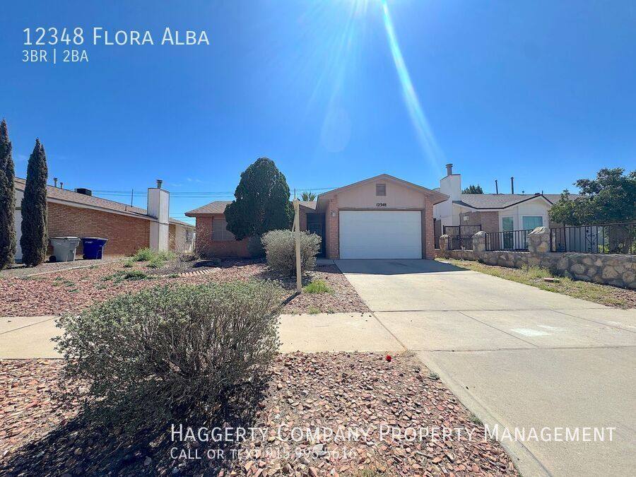 House for rent at 12348 Flora Alba, El Paso, TX 79928