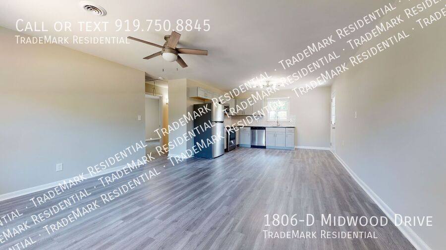 Apartment for rent at 1806-D Midwood Dr, Raleigh, NC 27604