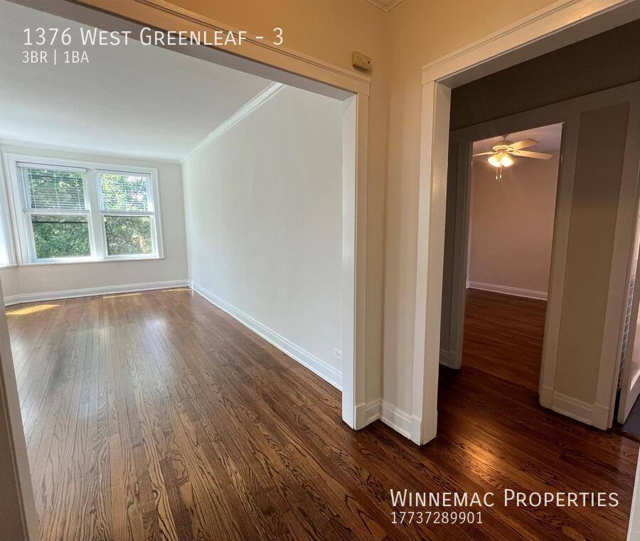Apartment for rent at 1376 W Greenleaf #3, Chicago, IL 60626