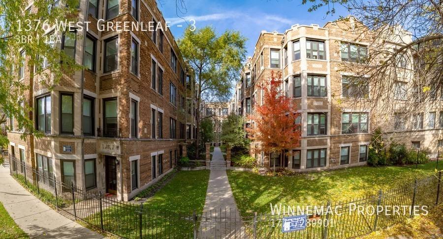 Apartment for rent at 1376 W Greenleaf #3, Chicago, IL 60626