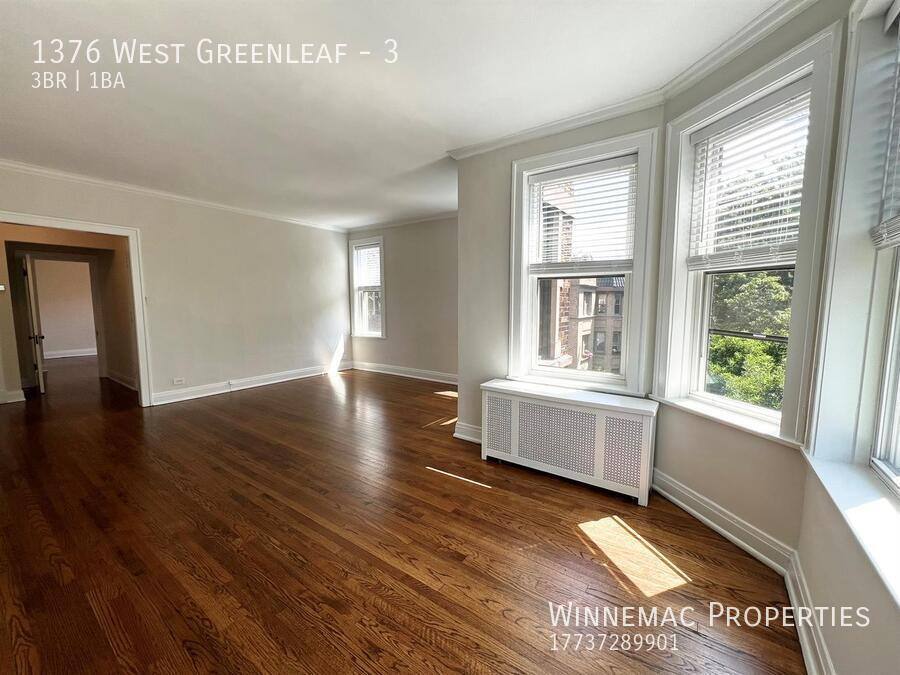Apartment for rent at 1376 W Greenleaf #3, Chicago, IL 60626