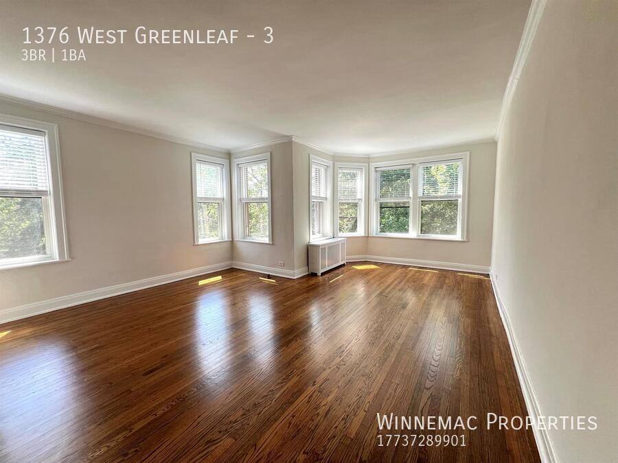 Apartment for rent at 1376 W Greenleaf #3, Chicago, IL 60626