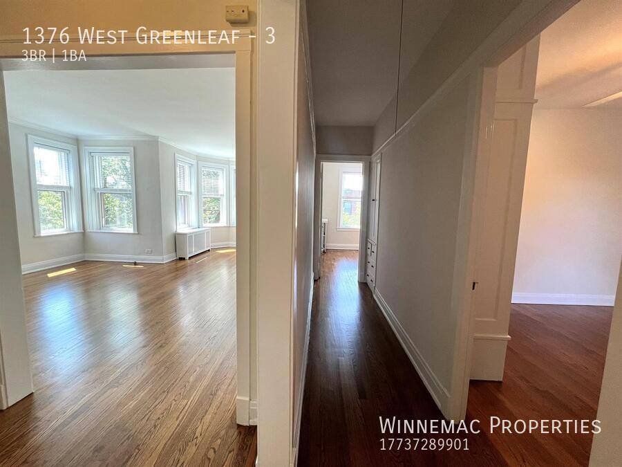 Apartment for rent at 1376 W Greenleaf #3, Chicago, IL 60626