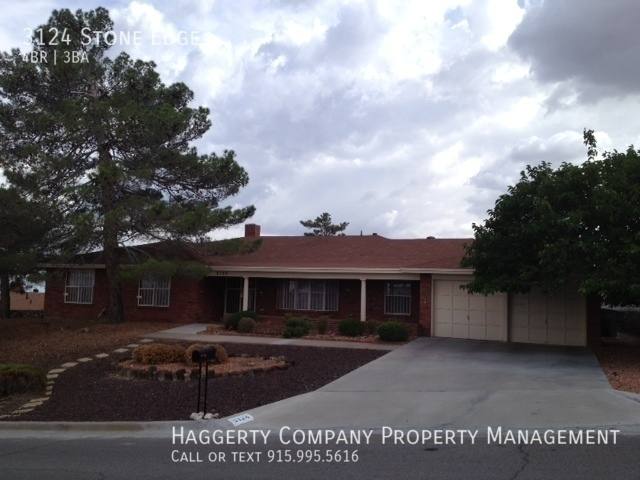 House for rent at 3124 Stone Edge, El Paso, TX 79904