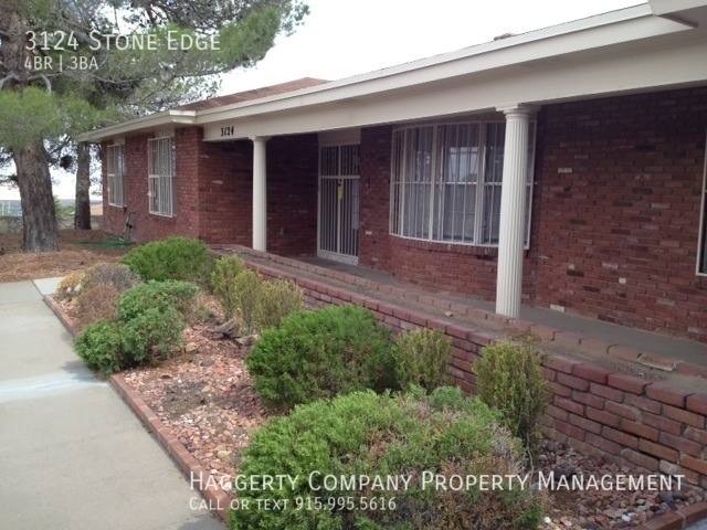 House for rent at 3124 Stone Edge, El Paso, TX 79904