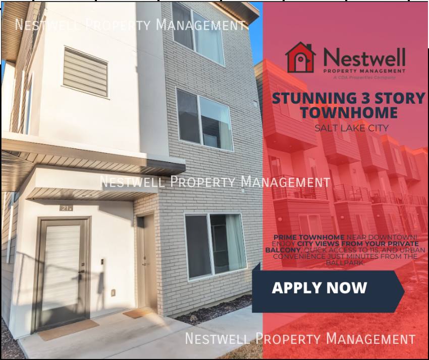 Townhouse for rent at 230 W 1300 S #21, Salt Lake City, UT 84115