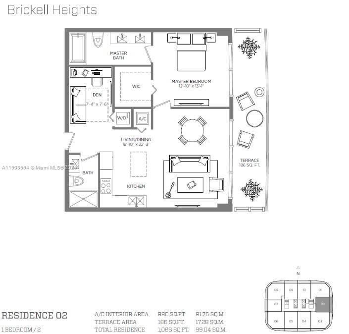 Apartment for rent at 45 SW 9th St #1402, Miami, FL 33130