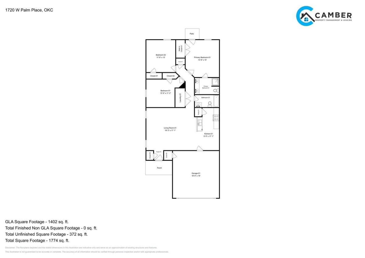 House for rent at 1720 W Palm Place, Oklahoma City, OK 73128