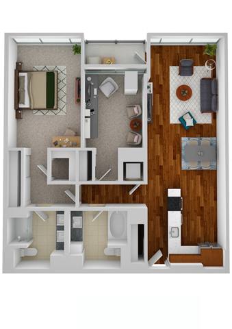 Apartment for rent at 9739 Woods Dr #810, Skokie, IL 60077