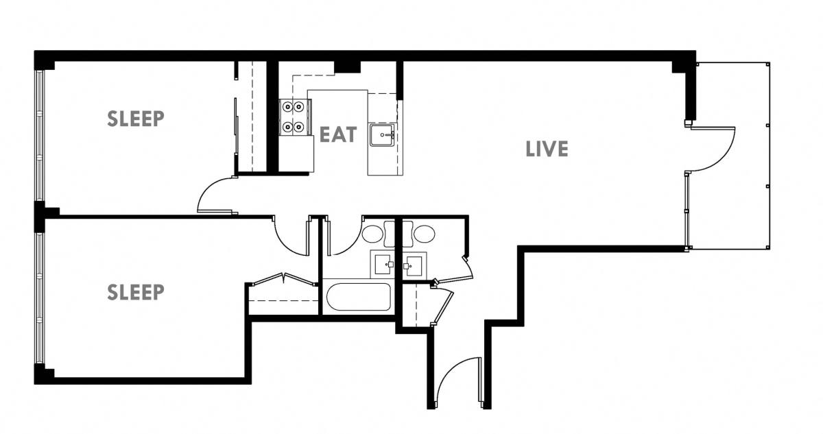Apartment for rent at 5910 N Sheridan Rd, Chicago, IL 60660