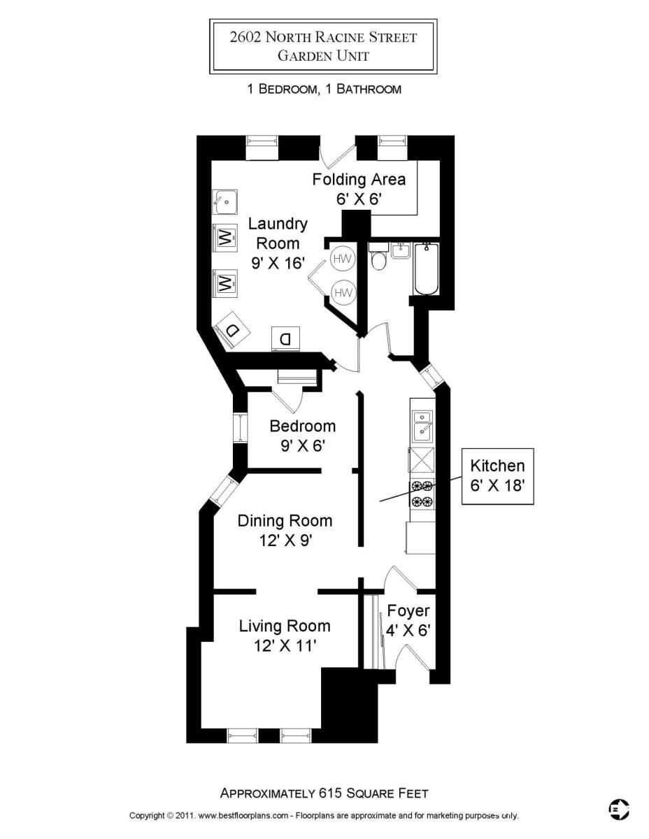 Apartment for rent at 2600 N Racine Ave #G, Chicago, IL 60614