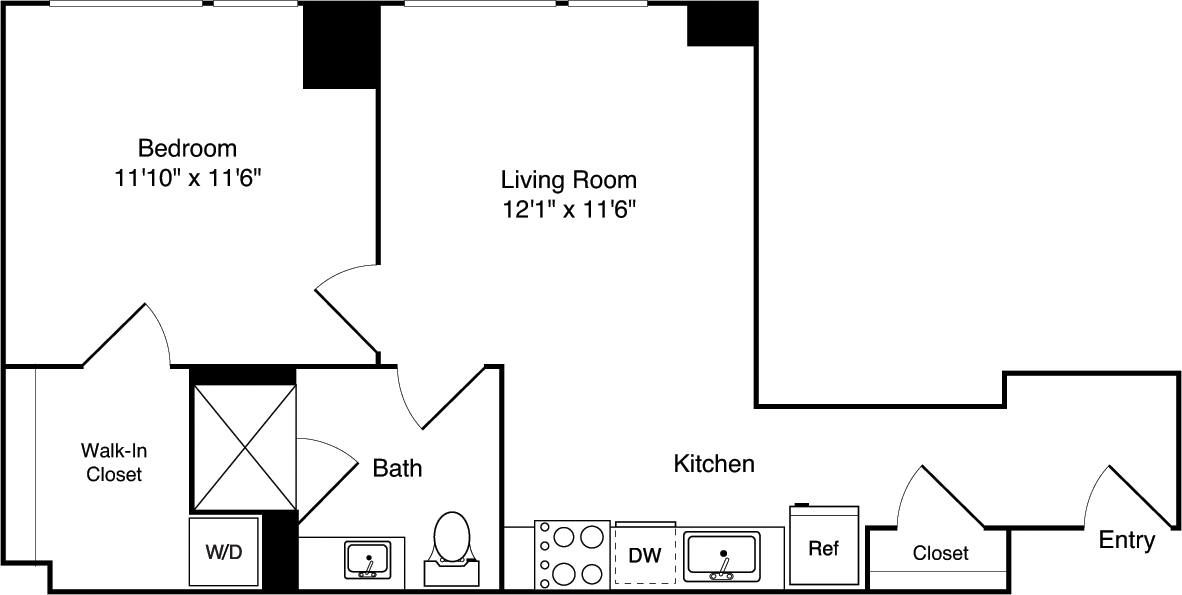Apartment for rent at 35 Lomasney Way #3603, Boston, MA 02114