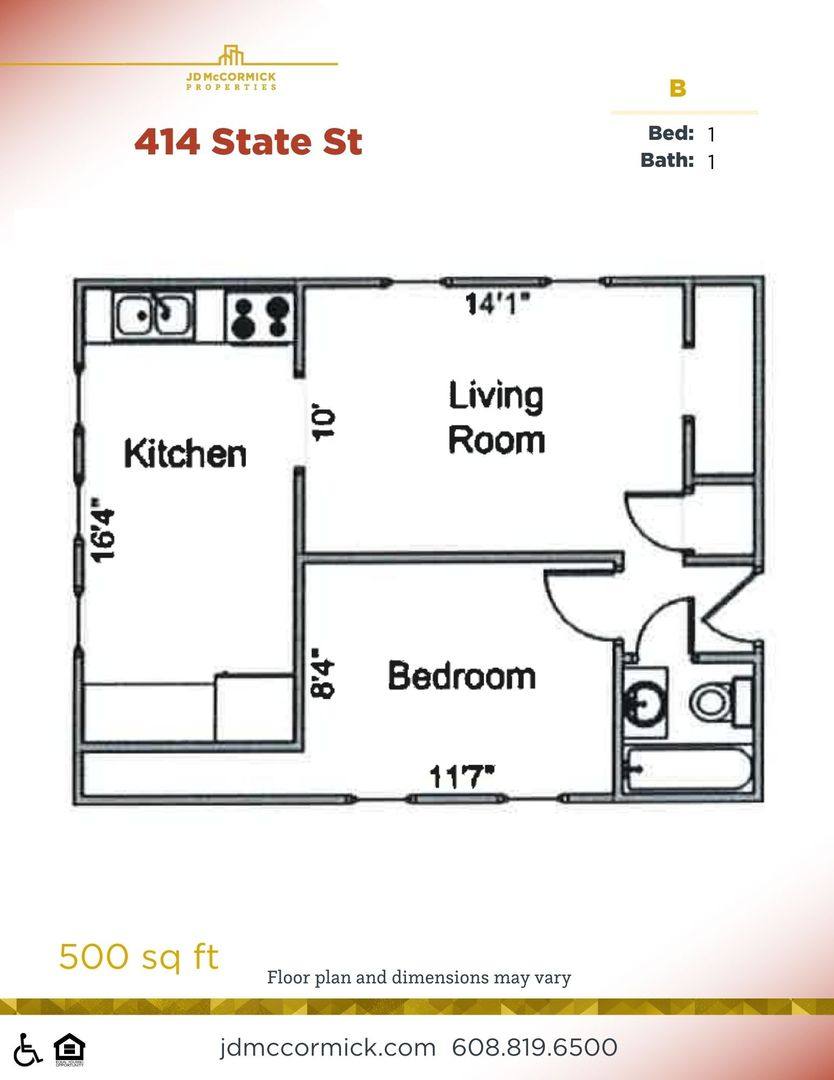 Apartment for rent at 414 State St, Madison, WI 53703