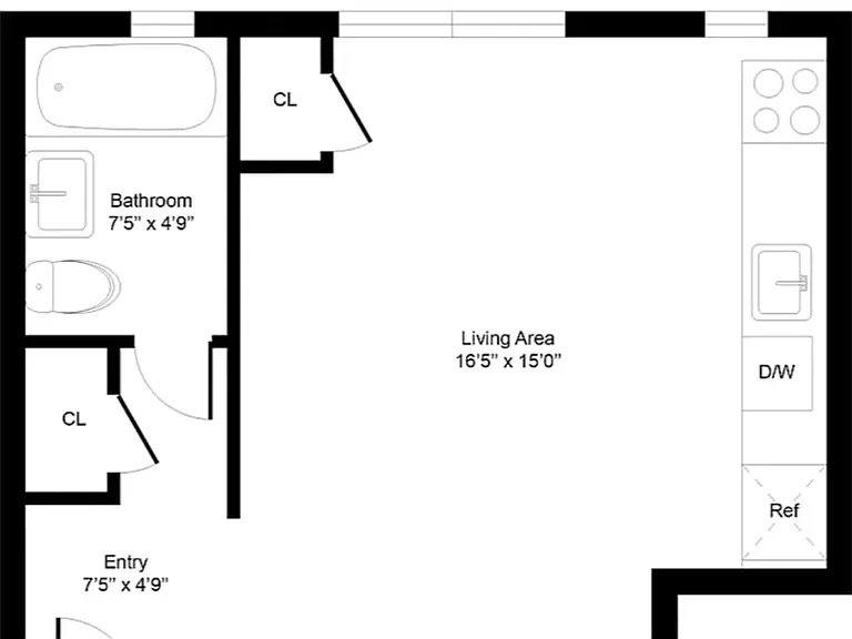Apartment for rent at 66 Saint Nicholas Place #37B, New York, NY 10032