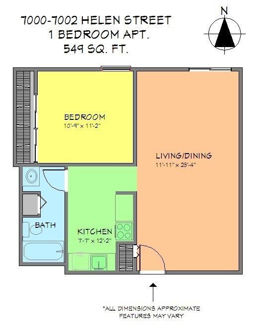 Apartment for rent at Eagle Nook, 7000 7002 Helen St #A-01, South Park, PA 15129