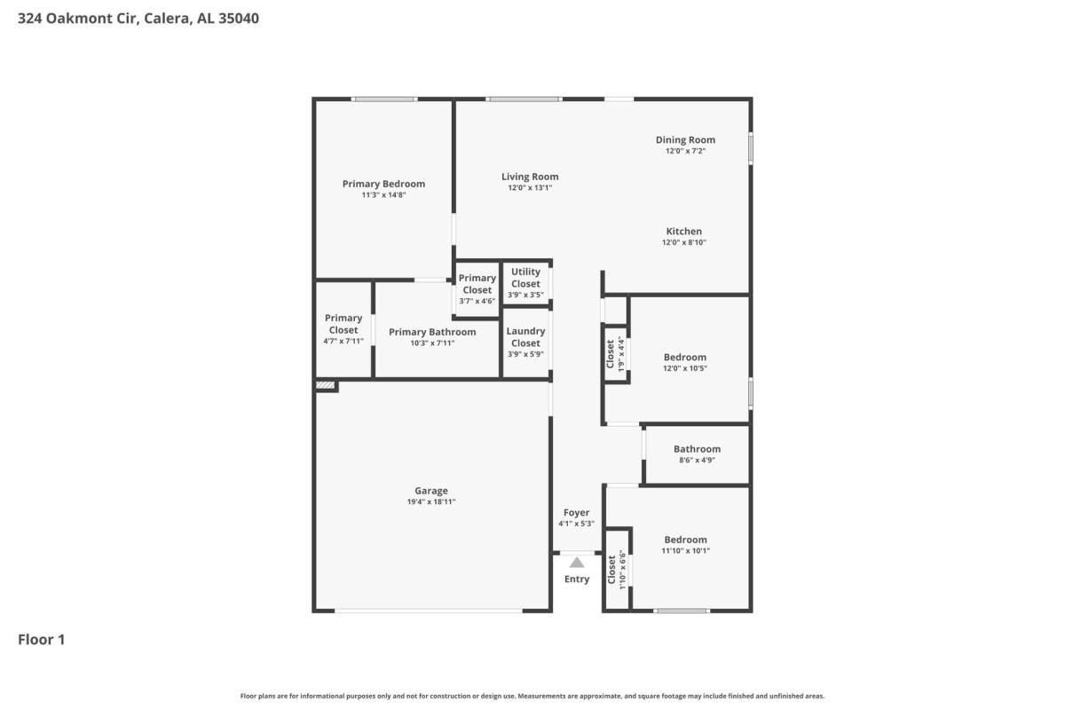 House for rent at 324 Oakmont Circle, Calera, AL 35040