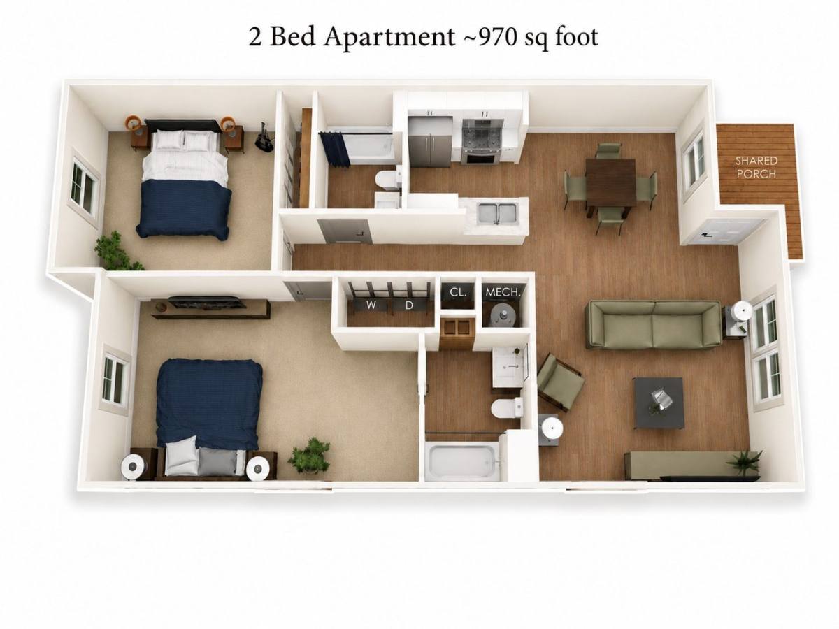 Apartment for rent at 1604 W 5th St, Lawrence, KS 66044