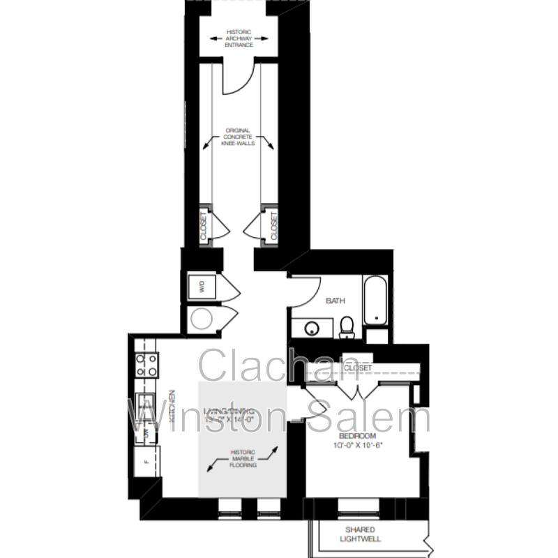 Apartment for rent at 50 W Fourth St, Winston Salem, NC 27101