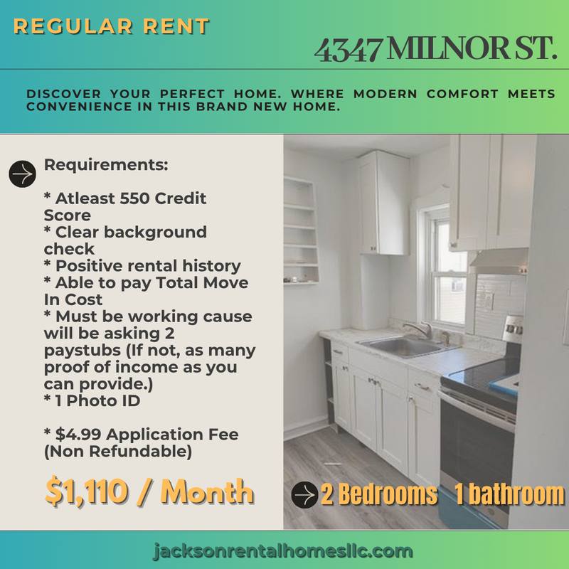 Apartment for rent at 4347 Milnor St #2, Philadelphia, PA 19124