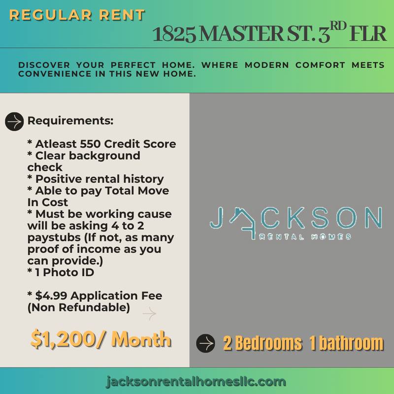 Apartment for rent at 1825 Master St, Philadelphia, PA 19121