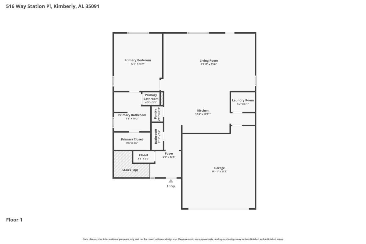 House for rent at 516 Way Station Place, Kimberly, AL 35091