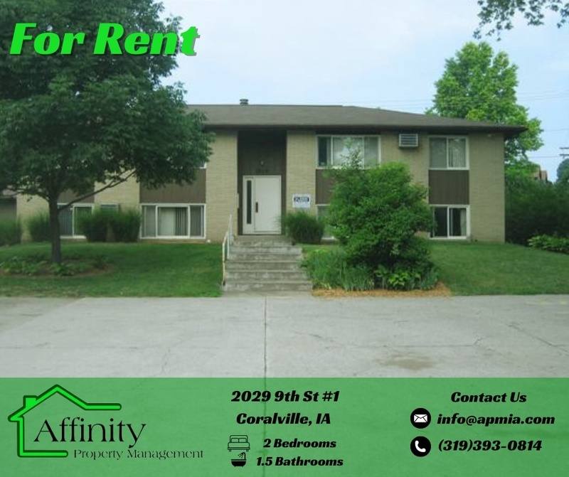 Apartment for rent at 2029 9th St #4, Coralville, IA 52241