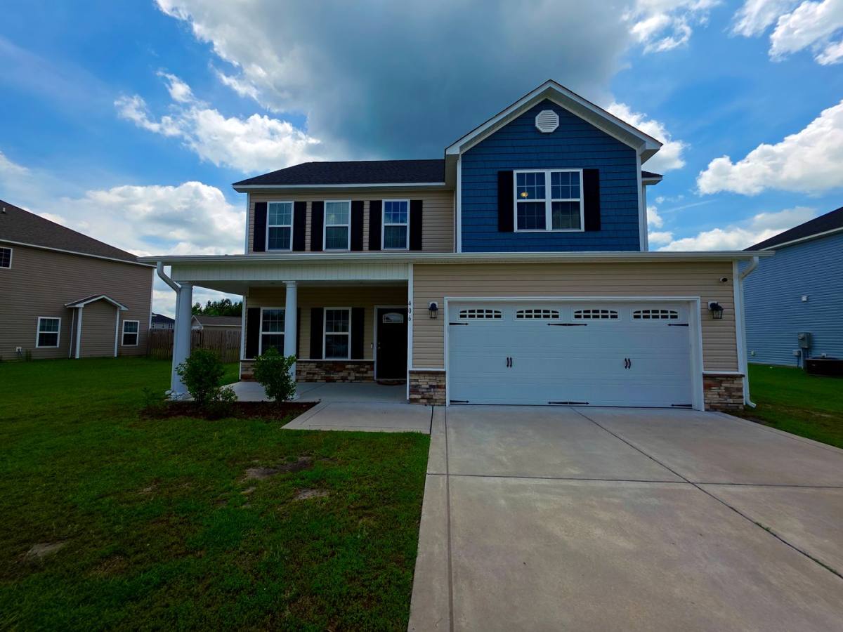 House for rent at 406 Tyrrell Trail, Jacksonville, NC 28546