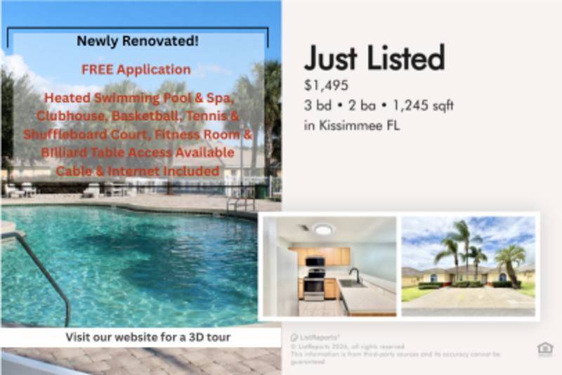 Townhouse for rent at 2140 Mystic Ring Loop, Kissimmee, FL 34759